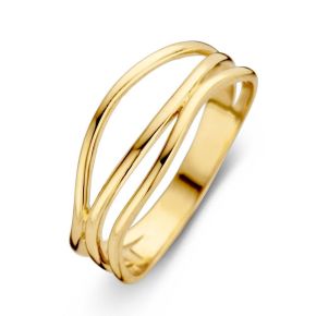 Gouden ring fantasie mt56 RM106485