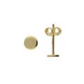 Gouden oorstekers disc JKE20.058