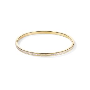 CdL bangle crystal staal/geel 0129/33-1816