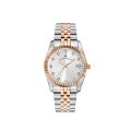 JdM horloge dames staal/rose NR023