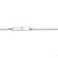 Zilveren plaat armband 11-13cm 1321353
