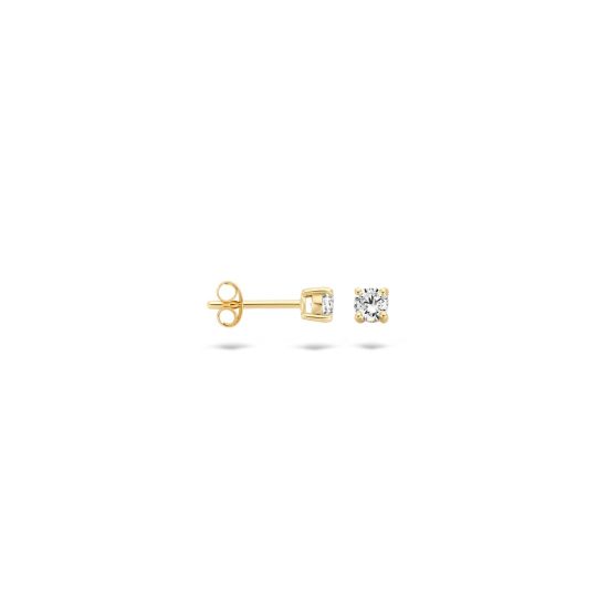 Blush gouden oorsteker zirk 7212YZI
