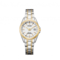 Citizen horloge dames staal/geel EC1186-85A