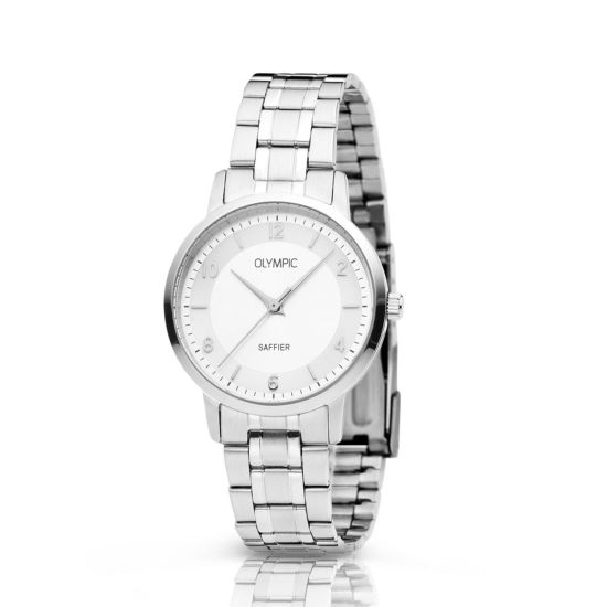 Olympic horloge dames staal OL26DSS138 