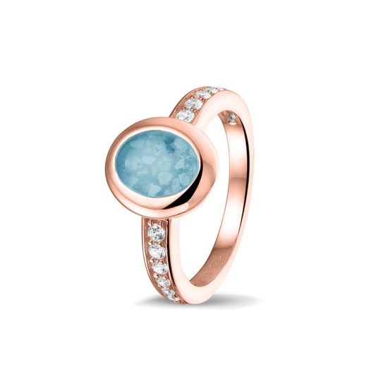 Zilveren ring ovaal zirkonia RG036/52