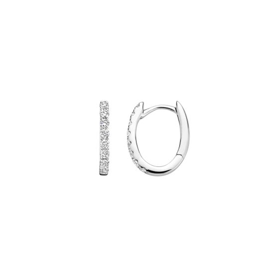 Witgouden oorringen LG 0.24