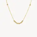 Gouden collier bolletjes 3182YGO