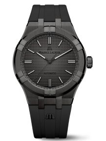 MLC Aikon horloge heren gunmetal /coutoux rubberen band AI6008-PVB00-330-2