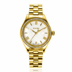 Zinzi horloge dames staal/geel ZIW2434