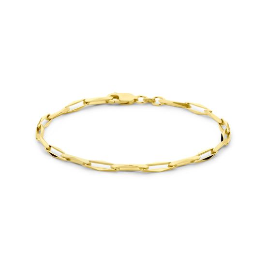Gouden armband closed forever 18.5cm 3.5mm 4030084
