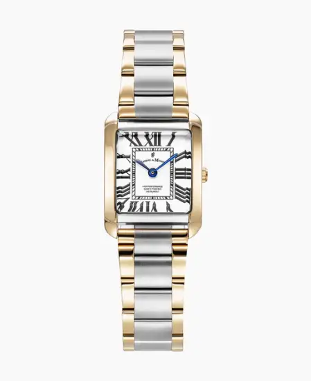 JdM horloge dames staal/geel