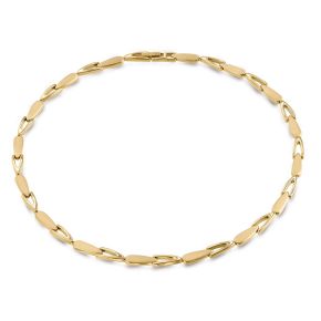 Boccia collier titanium geel pvd 08039-03