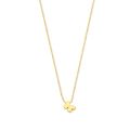 Gouden collier anker 1mm hanger moment vlinder 11262/11069
