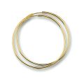Gouden oorringen 1.8x40mm 4001287