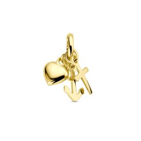 Gouden hanger geloog,hoop en liefde 4005593