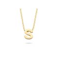 Gouden collier letter S 3155YGO-S
