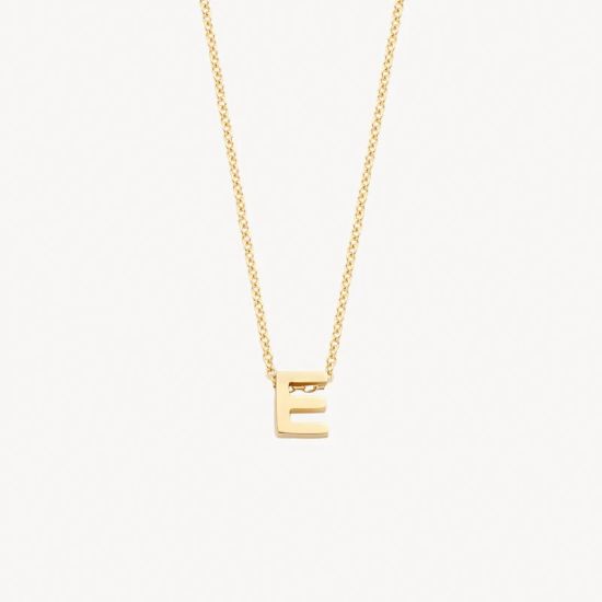 Gouden collier letter E 3155YGO-E