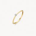 Gouden ring 0.03crt mt 54 1620BDI/54
