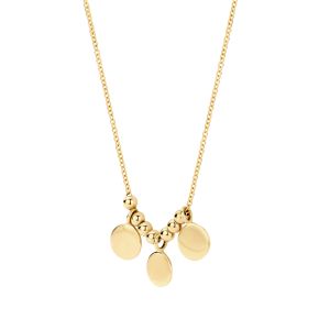 Gouden collier 3xrondje 3170YGO