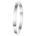 Zilveren bangle scharnier vlak 6mm x 60mm 1324528