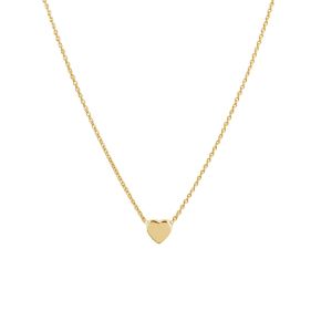 Gouden collier hartje JKN20047