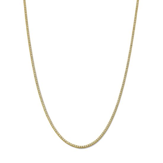 Gouden tenniscollier 2.2mm 42cm Lab grown 3.00ct G/SI 4029468