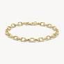 Gouden armband ovaal jasseron 2255YGO