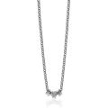 MV zilveren collier met zirkonia MVC23