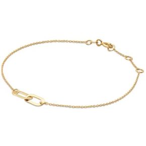 Jackie gouden armband paperclip JKB24.462