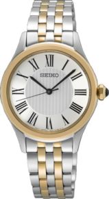 Seiko horloge dames staal geel verguld SUR612P1