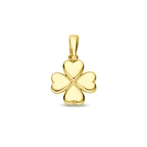 Gouden hanger klavertje 4 4031651