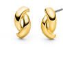 Boccia oorstekers titanium geel verguld 05103-03