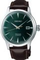 Seiko Presage horloge heren staal met bruine lerenband SRPD37J1