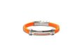 Br stalen armband met oranje nautico en rose goud NAUTICO205-L-20CM