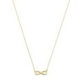 Gouden collier met infinity 42-44cm 4017980