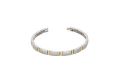 Boccia armband titanium met geel verguld 0371-02