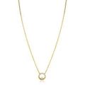 Zilveren collier geel verguld met zirkonia ZIC2725Y