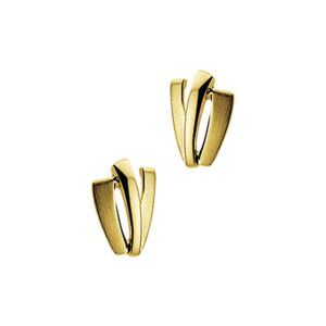 Gouden oorstekers mat/glans 4011573