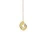 Cammilli gouden collier met hanger 18krt Dune Yellow Sunrise 0.07ct GPE3256U