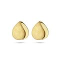 Gouden oorstekers mat/glans 4025333