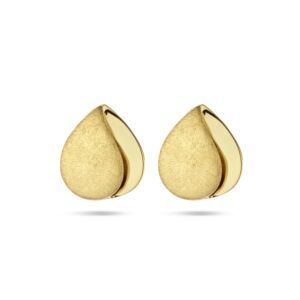 Gouden oorstekers mat/glans 4025333