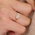 Blush gouden ring LG 0.65crt LG1052Y/54