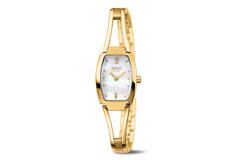 Horloge dames titanium geel verguld 3262-04