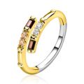 Zilveren ring geel verguld ZIR2869-60