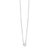 Zilveren collier zonnetje met zirkonia ZIC2870