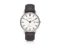 Olympic horloge heren titanium met lerenband 40mm OL26HTL221