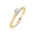 Yara gouden ring LG 0.20crt mt58 260R.4044.020