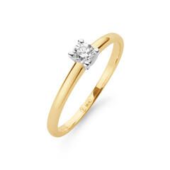 Yara gouden ring LG 0.20crt mt58 260R.4044.020