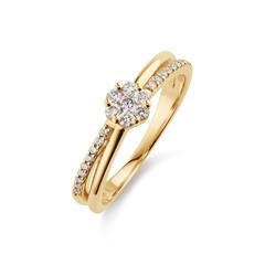 Yara gouden ring LG 25/0.27crt mt54 261R.1002.027