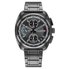TH horloge heren staal grijs PVD chronograaf TH1792275